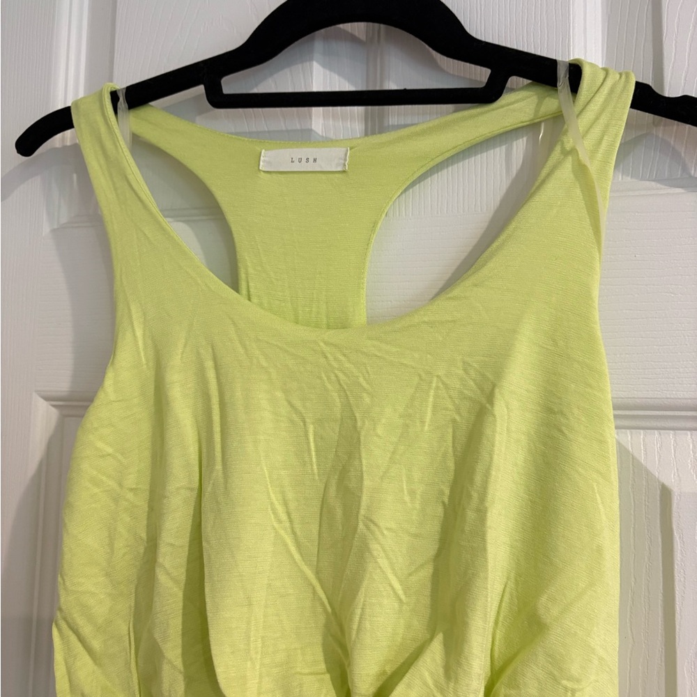 Lush Lime Maxi Dress XS NWOT